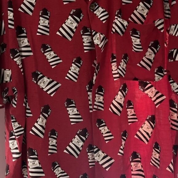 Coastal Estates Men’s Hawaiian 100% Silk Short Sleeve Button Up Size XL - Picture 4 of 4